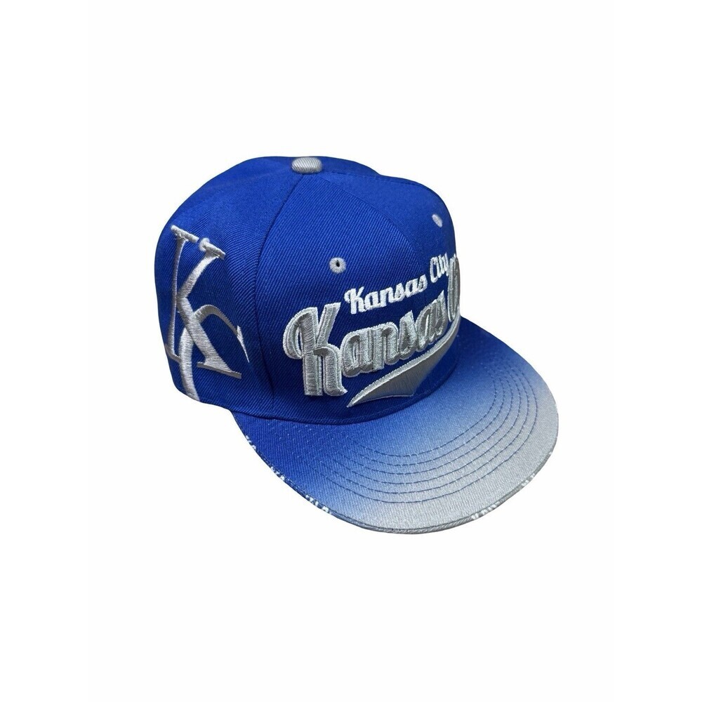 Kansas City Hat Cap Mens Leader of the Game Snapback Blue Royals RARE